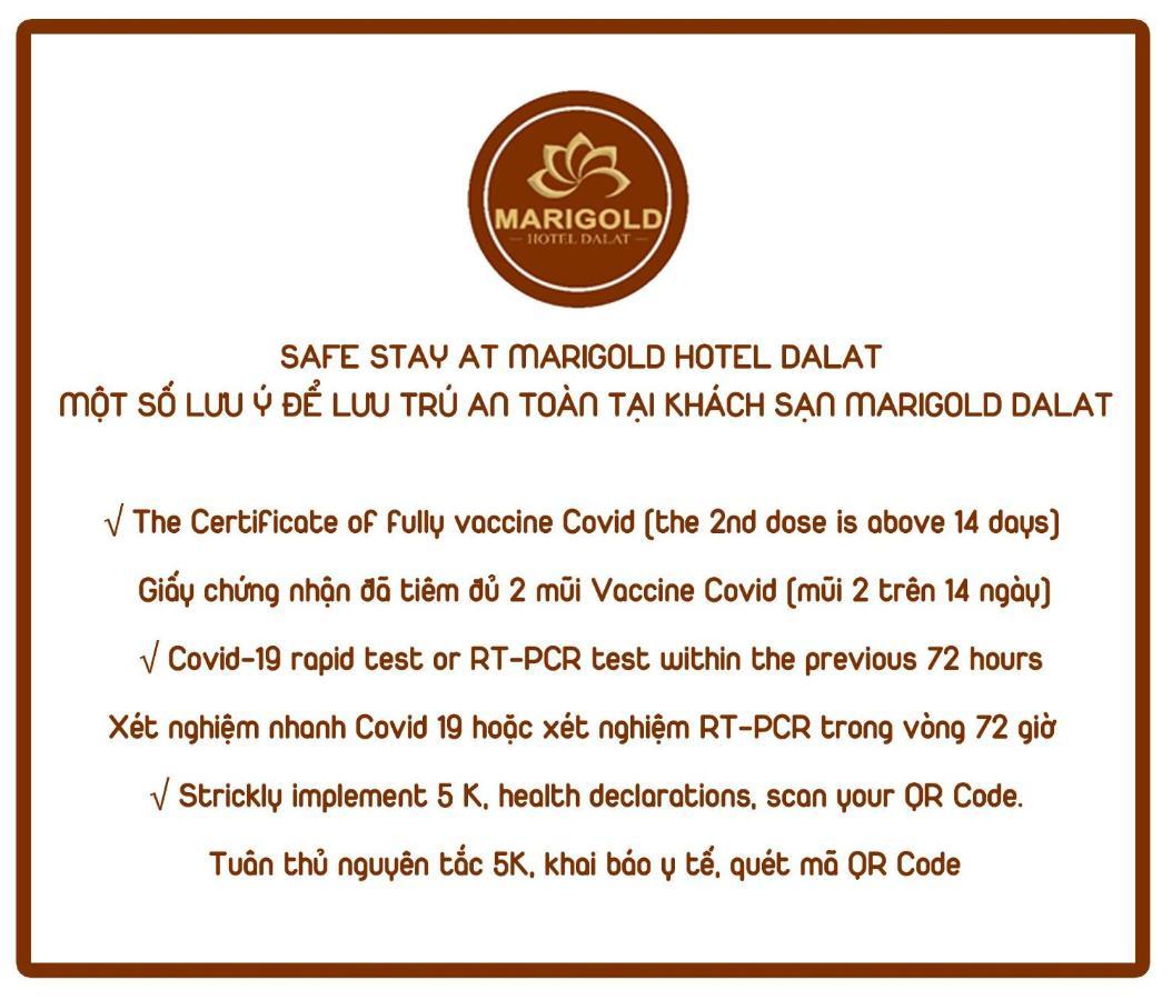 Marigold Hotel Dalat Exterior foto